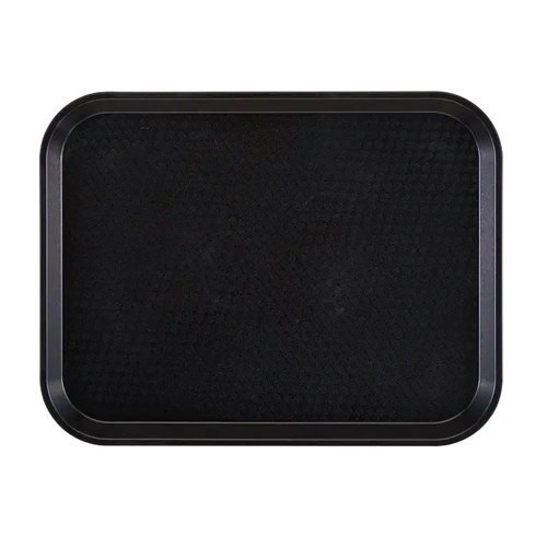 CAMBRO PLASTIC FOOD TRAY BLACK 30cmW x 41cmL