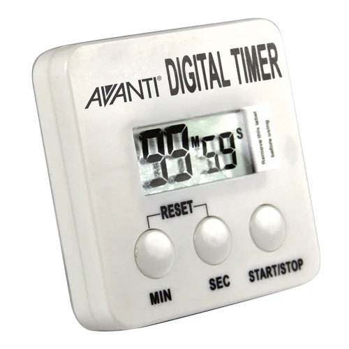 AVANTI DIGITAL TIMER 100 MINUTES, WHITE 