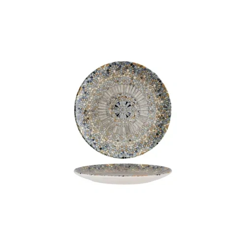 BONNA LUCA ROUND COUPE PLATE 210mmØ MOSAIC