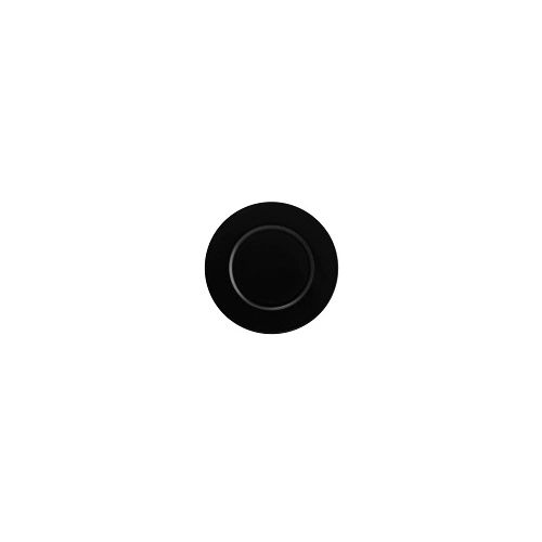BONNA NOTTE ROUND PLATE WITH WIDE RIM BLK  280mm x 18mm 