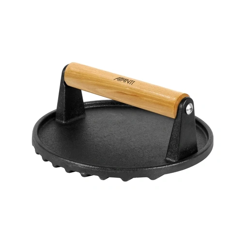AVANTI CAST IRON BURGER SMASHER 17cm DIAMETER
