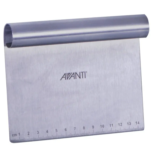 AVANTI S/ST DOUGH SCRAPER WITH INSCRIBED RULER