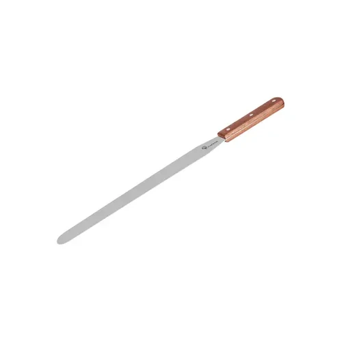 CHEF INOX SPATULA S/ST 300mm WOODEN HANDLE