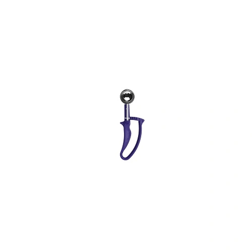 CHEF INOX EZY GRIP PORTIONER / ICE CREAM SCOOP NO. 40 PURPLE HANDLE