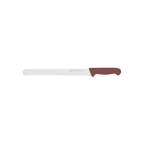 IVO SERRATED SLICING KNIFE BROWN HANDLE 300mm