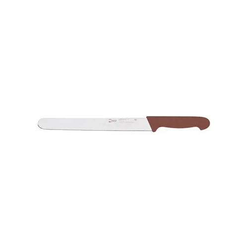 IVO ROAST SLICING KNIFE BROWN HANDLE 250mm