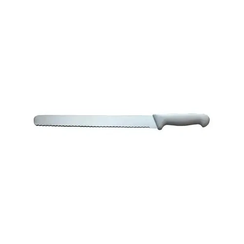 IVO SERRATED SLICING KNIFE WHITE HANDLE 300mm