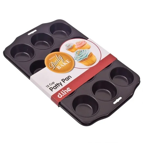D.LINE DAILY BAKE 12 CUP PATTY / TART PAN NON STICK