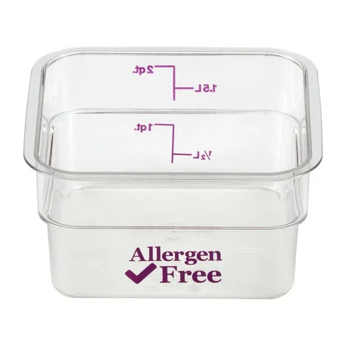 CAMBRO 2 QT CAMWEAR SQUARE CONTAINER