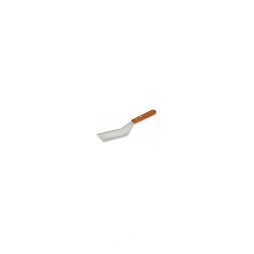 GRIDDLE SCRAPER 125x75mm WOOD HANDLE