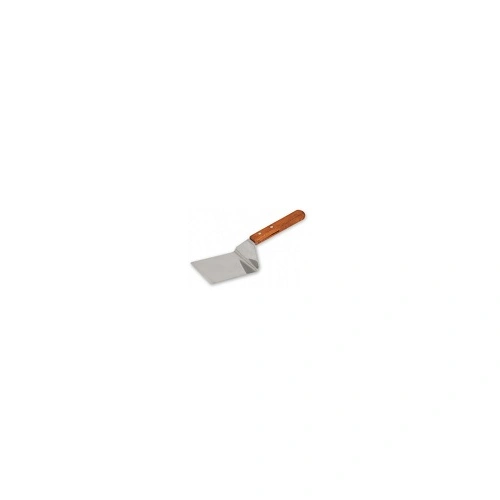 GRIDDLE SCRAPER 95x110mm WOOD HANDLE