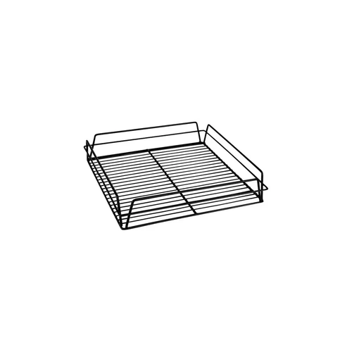 GLASS BASKET PVC BLACK 355x355x75mm (14x14)"
