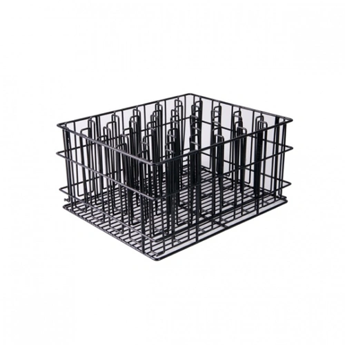 GLASS BASKET 30 COMPARTMENT PVC BLACK