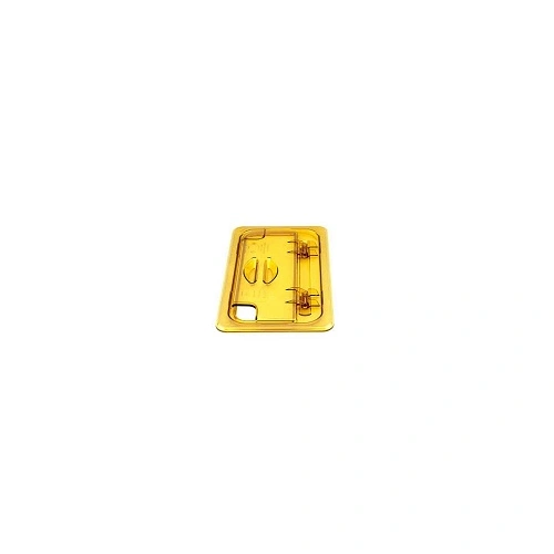 CAMBRO H-PAN, GN 1/3, NOTCHED FLIP-LID, AMBER