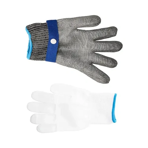CHEF INOX S/ST CHAIN MESH GLOVE, WRIST LENGTH XL
