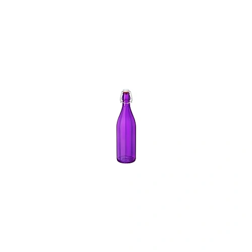 BORMIOLI ROCCO OXFORD BOTTLE W/ TOP 1 LTR PURPLE