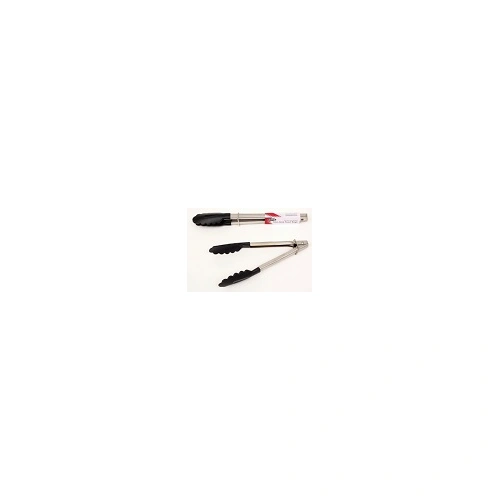 D.LINE APPETITO S/ST TONG 24cm W/ NYLON HEAD, BLACK 