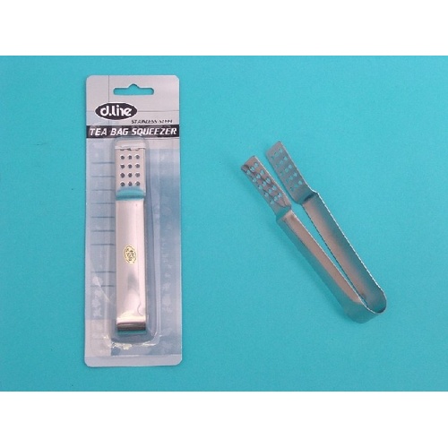 D.LINE TEAOLOGY S/ST TEA BAG SQUEEZER FLAT