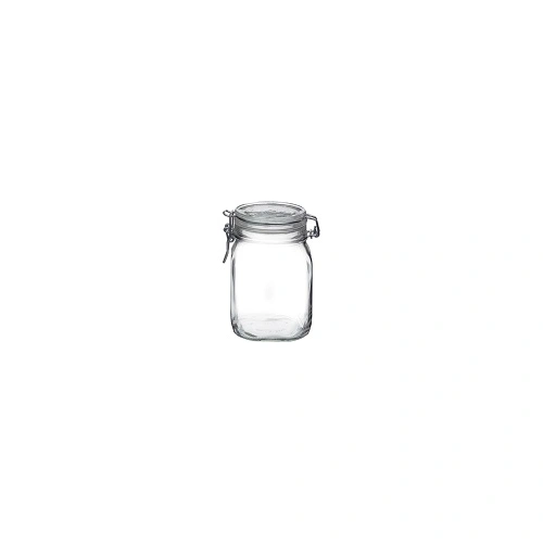 BORMIOLI ROCCO FIDO JAR W/ CLEAR LID 1 LTR