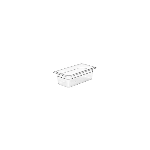 CAMBRO 1/3 x 100mm FOOD PAN 3.6 LTR CLEAR