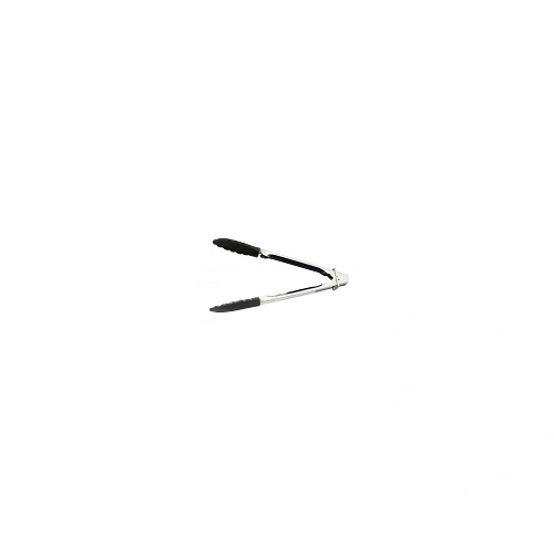 CHEF INOX UTILITY TONG SILICON HEAD BLACK 180mmL