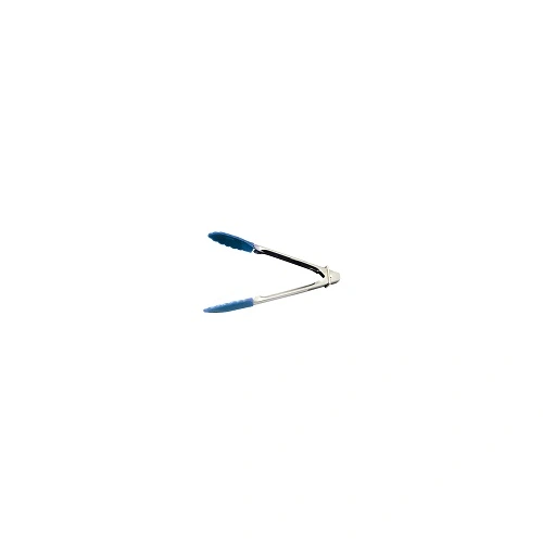 CHEF INOX UTILITY TONG SILICON HEAD BLUE 180mmL