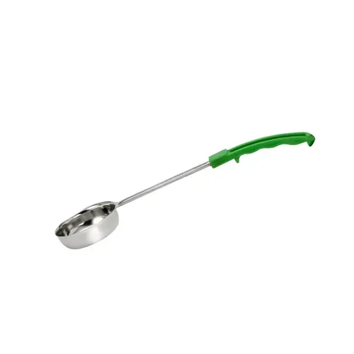 CHEF INOX FOOD PORTIONER SOLID S/ST GREEN HDL 120ml / 4oz