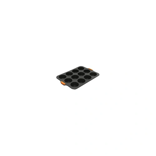 BAKEMASTER REINFORCED SILICONE MUFFIN PAN 12 CUP