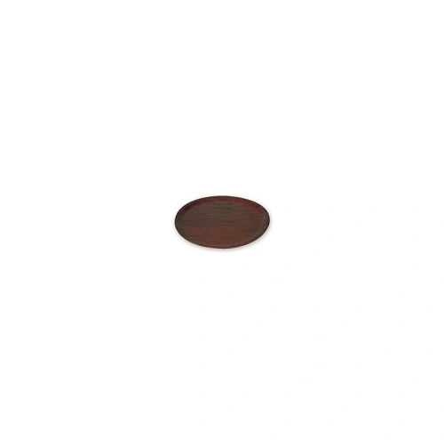 ROUND WOOD TRAY 330mm MAHOGANY
