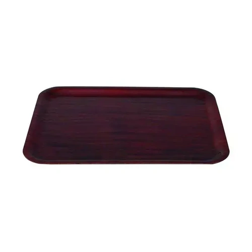 WOOD TRAY RECTANGULAR 550mmW x 400mmD MAHOGANY