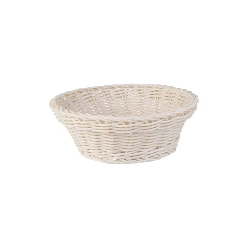 POLYPROP BASKET ROUND 200mm TAUPE