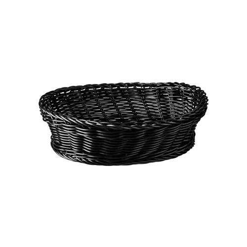 POLYPROP BASKET OVAL BLACK