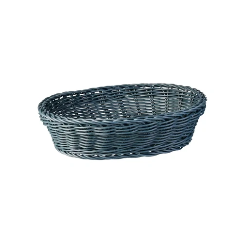 POLYPROP BASKET OVAL GREY
