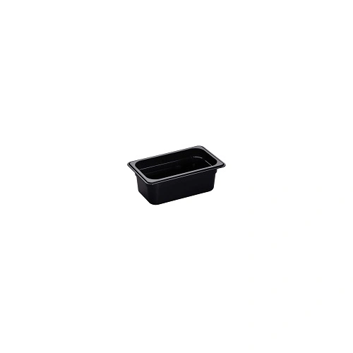 CAMBRO 1/4 x 100mm FOOD PAN 2.5 LTR BLACK