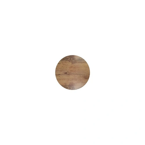 CHEF INOX ROUND WOOD EFFECT MELAMINE OAK 310mm