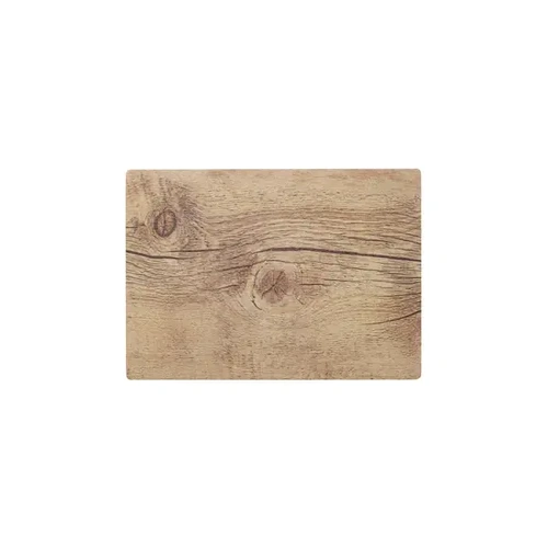 CHEF INOX RECTANGLE WOOD EFFECT MELAMINE OAK