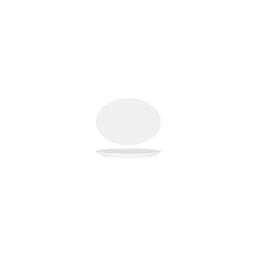 SUPERWARE MELAMINE OVAL COUPE PLATER WHITE 230mmW