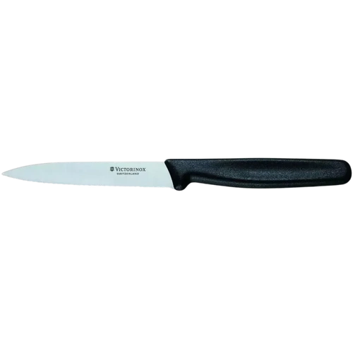 VICTORINOX 10cm SERRATED PARING KNIFE POINTED TIP
