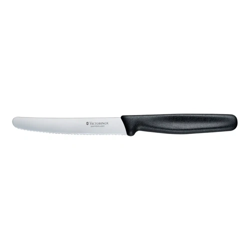 VICTORINOX STEAK & TOMATO KNIFE BLACK HANDLE ** GO TO 6.7833 **