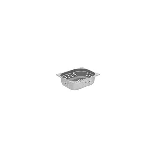 CHEF INOX ANTI JAM STEAM PAN 1/2 SIZE 100mm PERFORATED