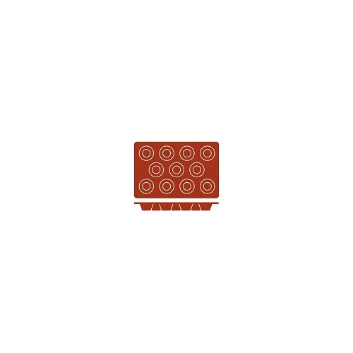 FRENTI SILICONE MOULD MUFFIN,  11 CUP, 300x175mm
