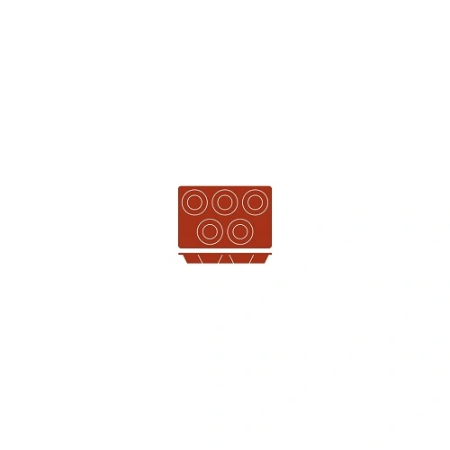 FRENTI SILICONE MOULD MUFFIN,  5 CUP, 300x175mm