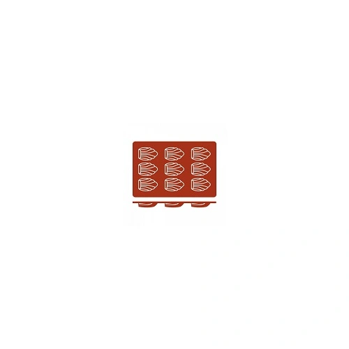 FRENTI SILICONE MOULD MADALENA 9 CUP 300x175mm