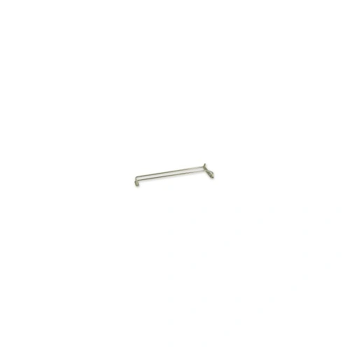 GLASS HANGER SINGLE ROW  250mm BRASS