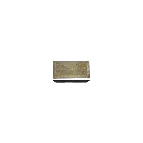 LONG FINE UNIQ ZULU RECTANGULAR PLATTER WIDE RIM