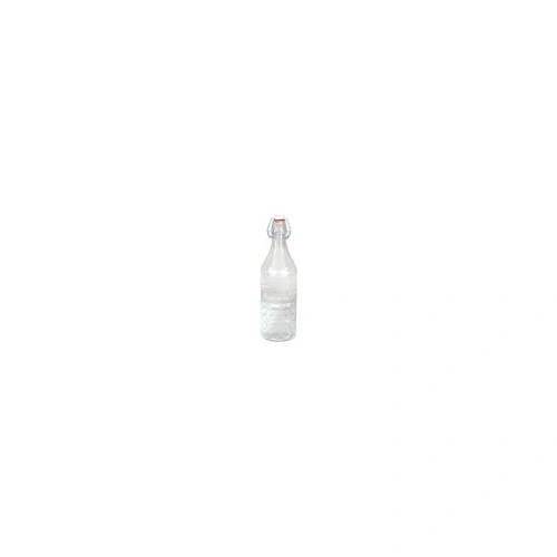 GLASS WATER BOTTLE 1.0 LITRE PANELLED