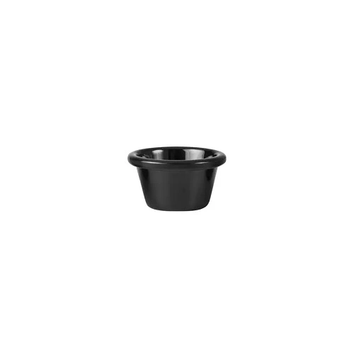 RYNER MELAMINE RAMEKIN 90ml / 80 x 45mmH BLACK