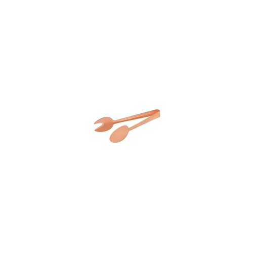 TABLEKRAFT ROUND SPOON / FORK TONG COPPER 230mm