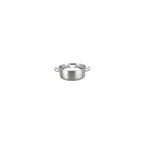 CHEF INOX ELITE S/ST CASSEROLE W/ LID 7.25 LTR
