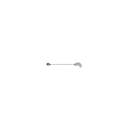 MODA BAR SPOON W/ STRAINER S/ST GUN METAL 390mmL